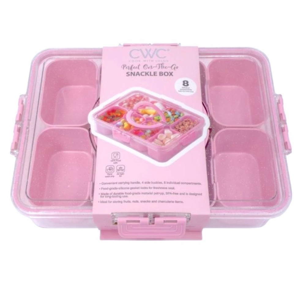 CWC Sparkly Pink Snackle Box